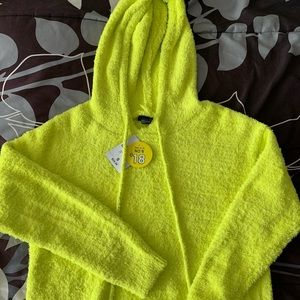 Fuzzy Neon Hoodie